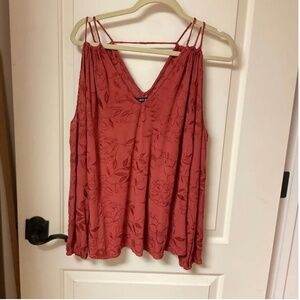 Miss Me Embroidered Rayon Cold Shoulder Size M